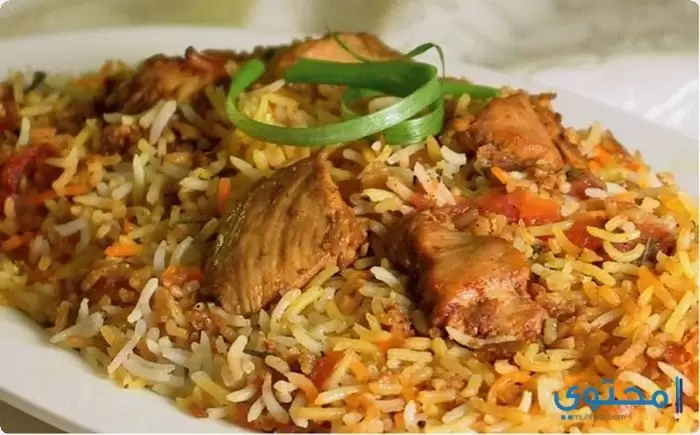 بسمتى بقطع اللحم4