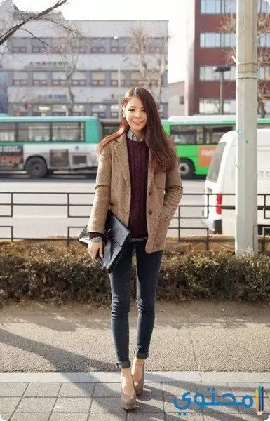 أزياء كورية لفصل الشتاء