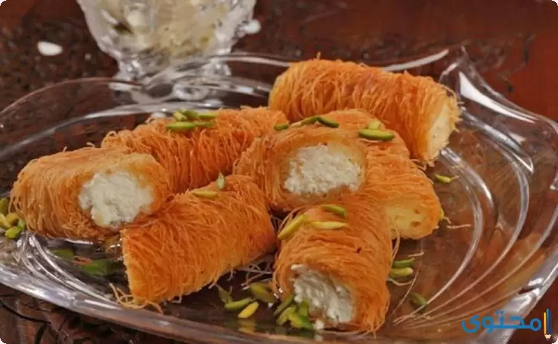 الكنافة بالقشطة