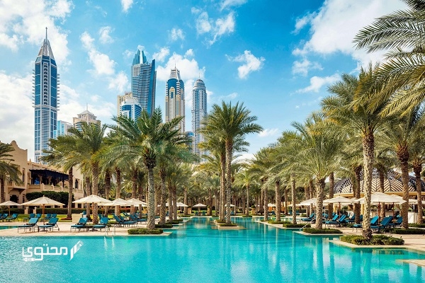 أفضل منتجعات دبي بمسابح خاصة 2024  
