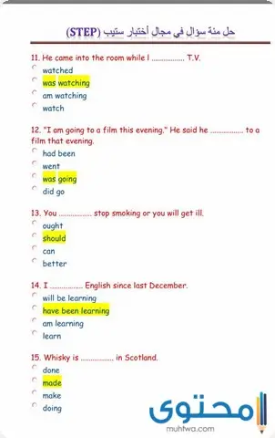 اختبار ستيب