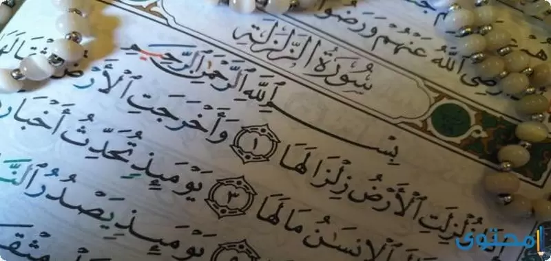 اذا زلزلت الارض زلزالها