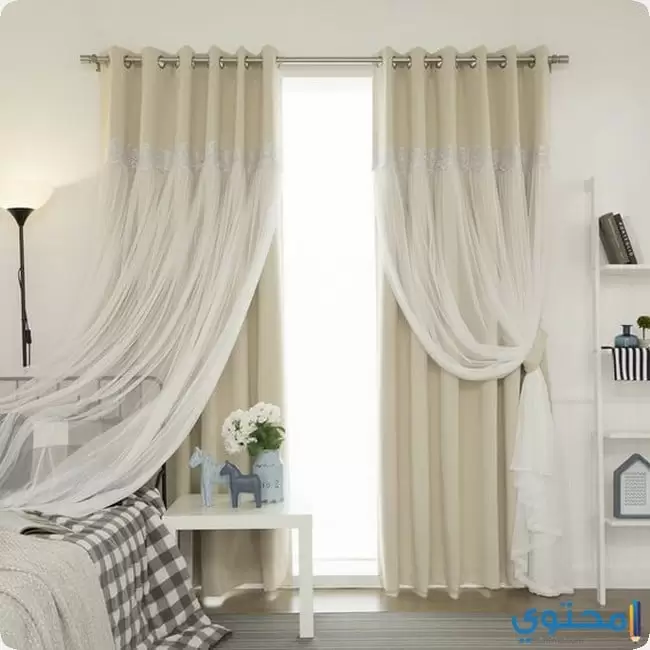 تصاميم موديلات ستائر غرف النوم Curtains Bedroom 2024