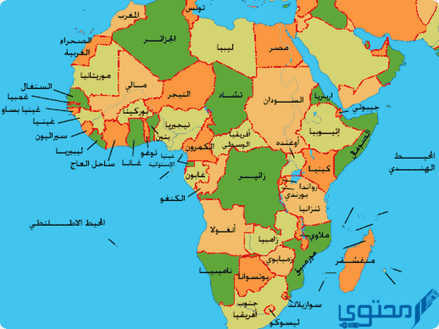 اكبر دولة افريقية مساحة