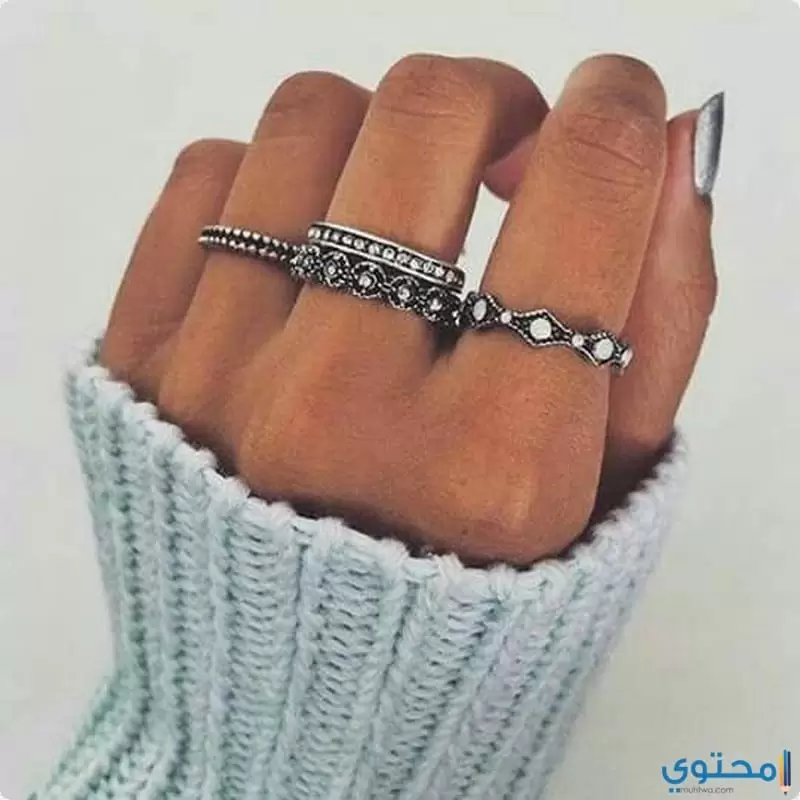 خواتم فضة 
