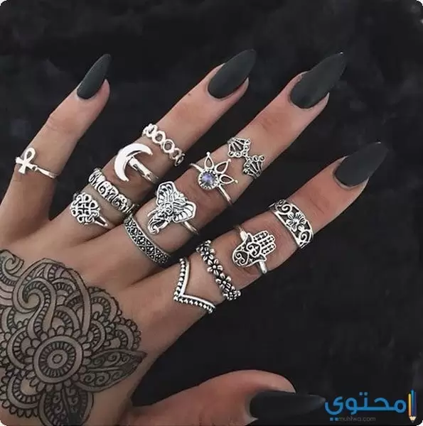 خواتم من الفضة أنيقة