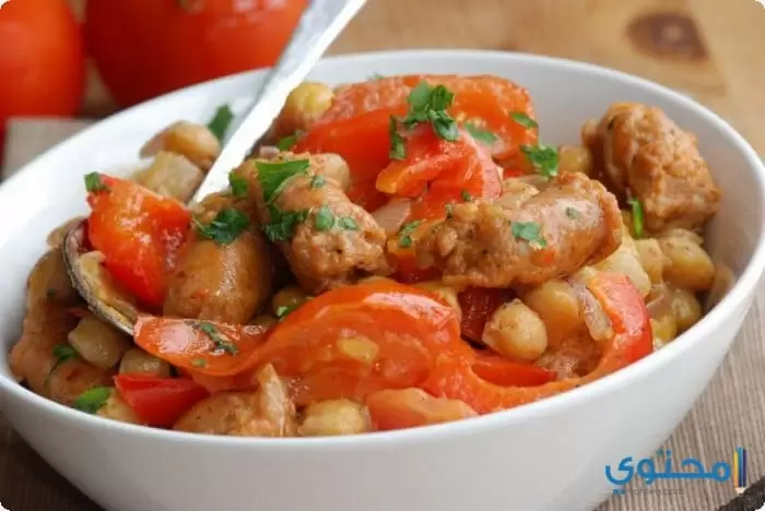 بالسجق بالصلصة6