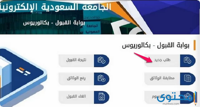 بوابة قبول الجامعة السعودية الالكترونية