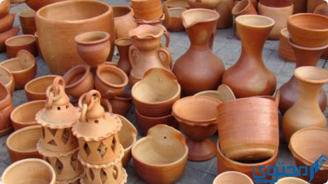 Pottery pottery in a dream