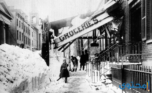 العاصفة الثلجية العظيمة 1888 ـ الولايات المتحدة