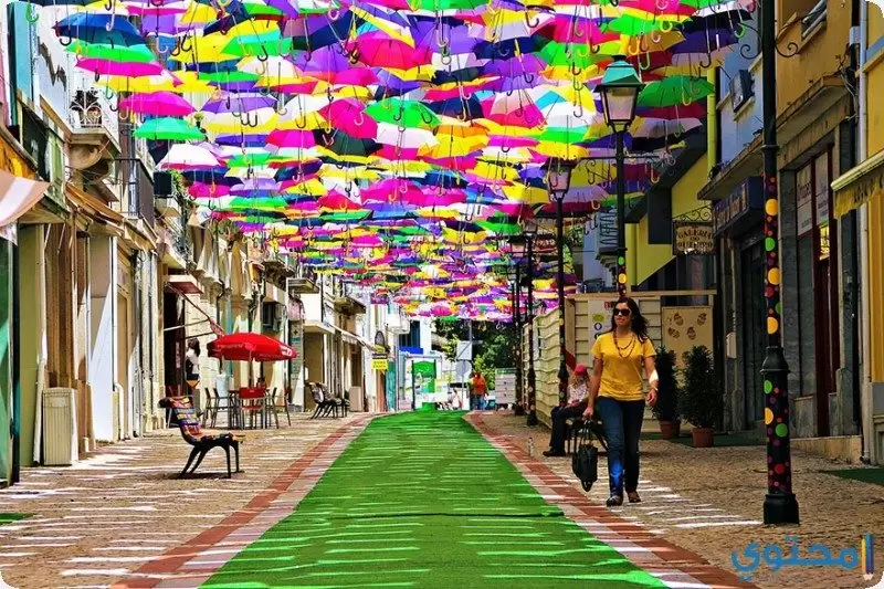 مهرجان المظلات في البرتغال