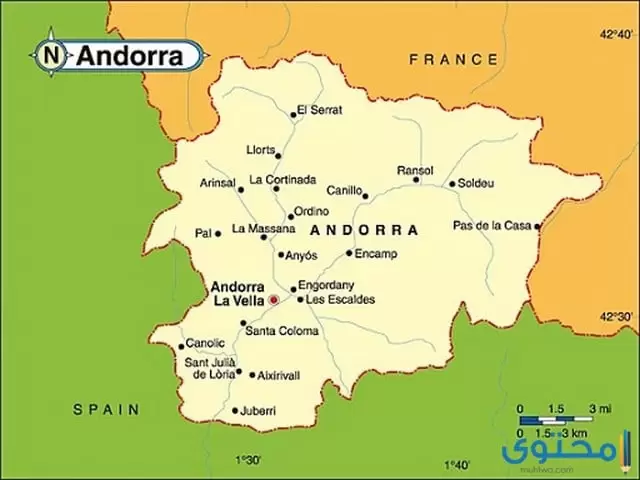 مناطق إمارة أندورا