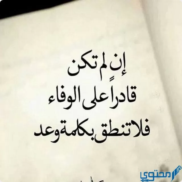 انشاء عن الوفاء