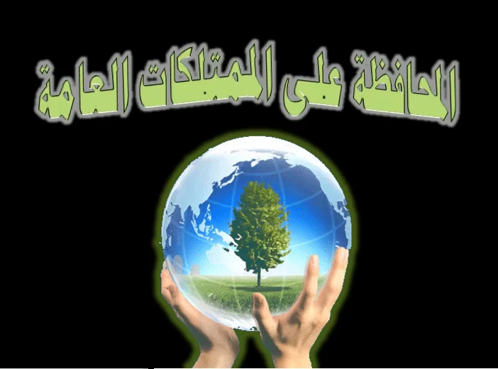 عن الحفاظ على الممتلكات العامه8