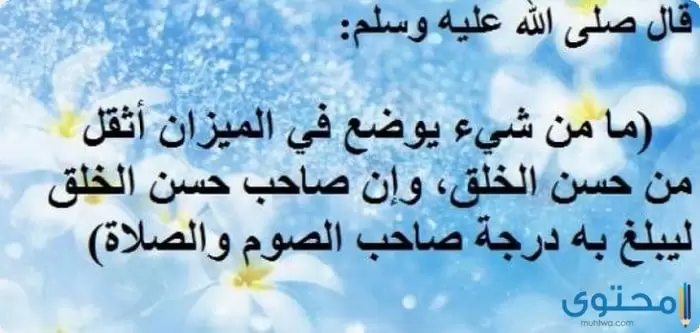بحث عن حُسن الخُلق وتأثيره على الناس