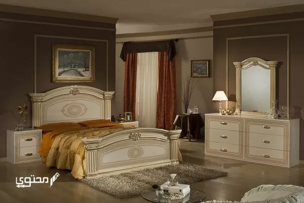 تصاميم غرف نوم إيطالية كلاسيك 2024