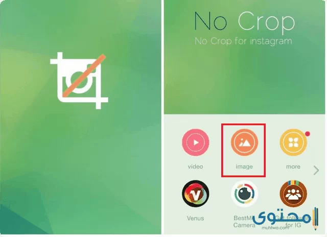 تطبيق No Crop for Instagram