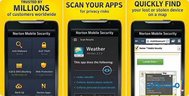 تطبيق Norton Mobile Security and Antivirus