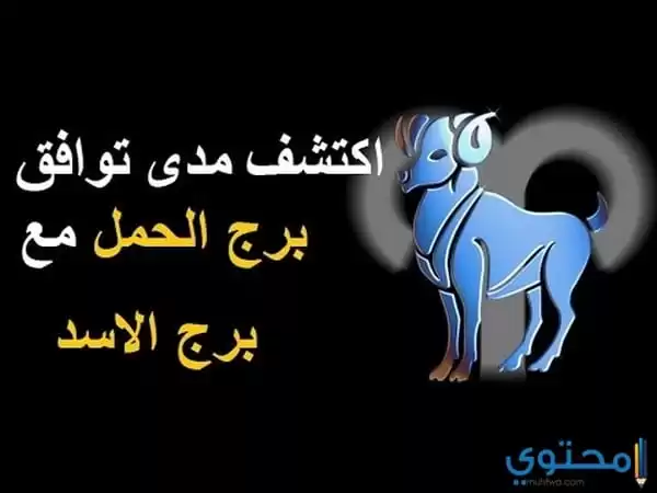 تناسب برج الحمل مع برج الاسد