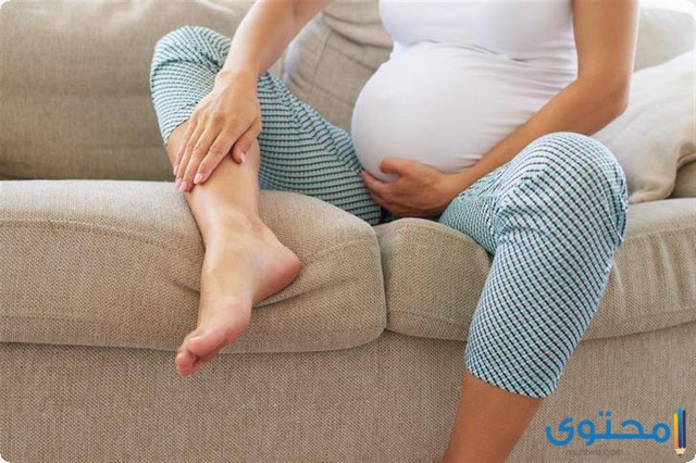 تورم القدمين عند الحامل 