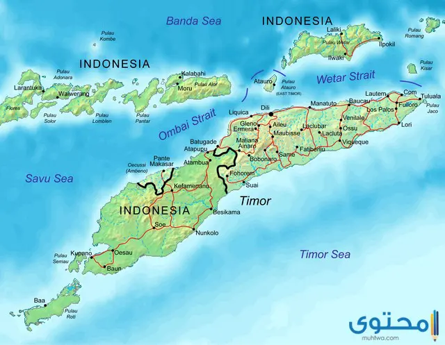 عدد وأسماء محافظات جمهورية تيمور الشرقية الديمقراطية