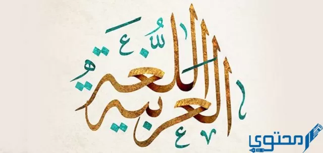جدول علامات الإعراب الأصلية والفرعية.