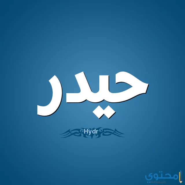 معنى اسم حيدر