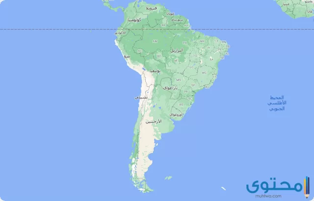 خريطة الأرجنتين