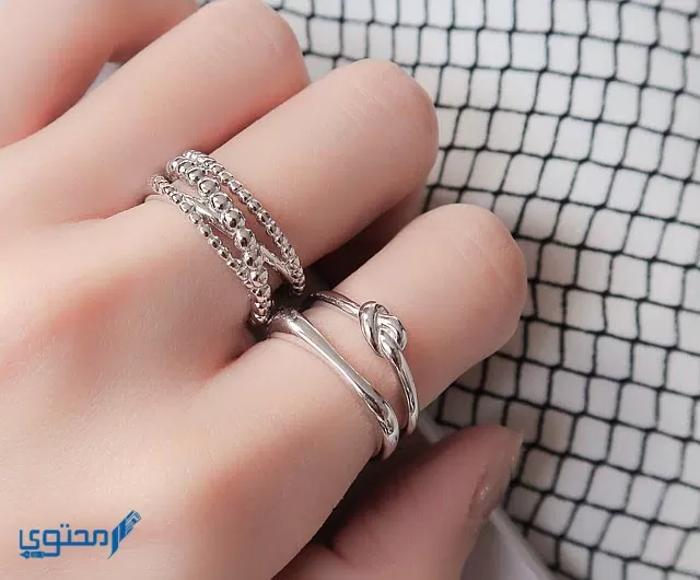 خواتم فضة جديدة