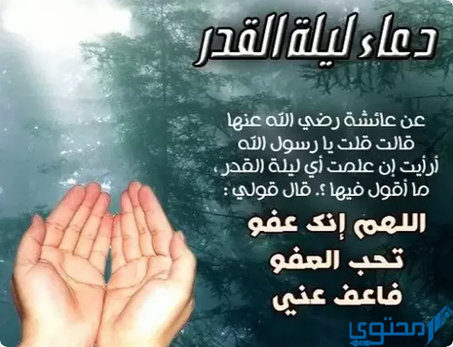 دعاء اللهم إن كانت هذه ليلة القدر