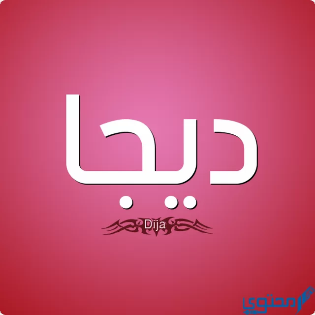 دلع اسم ديجا 