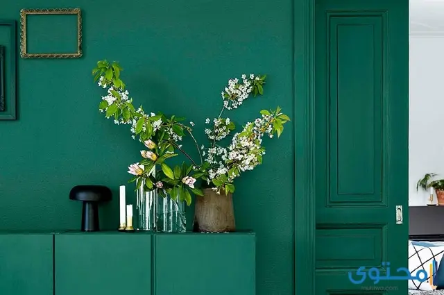 Decoración verde do fogar