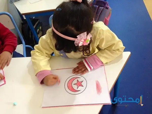 علم تونس للتلوين3