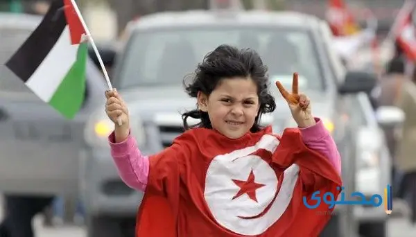 علم تونس للتلوين9