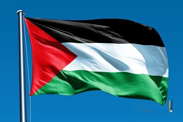 رسومات علم فلسطين للتلوين