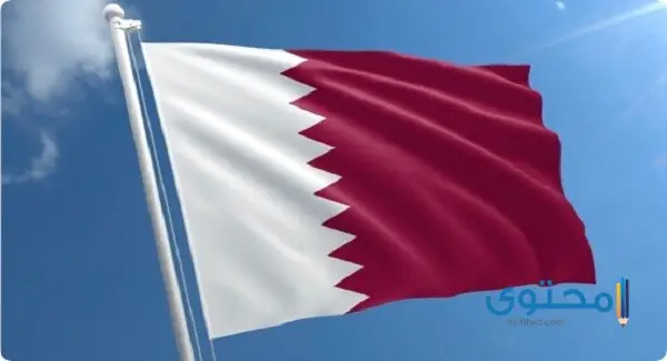 رسومات علم قطر للتلوين