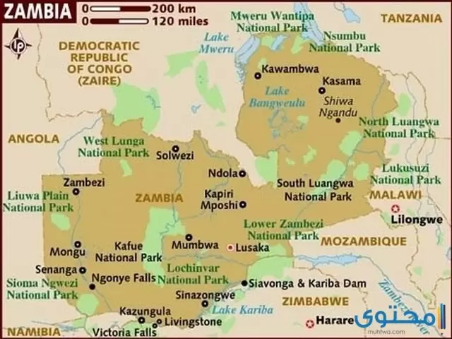 محافظات جمهورية زامبيا