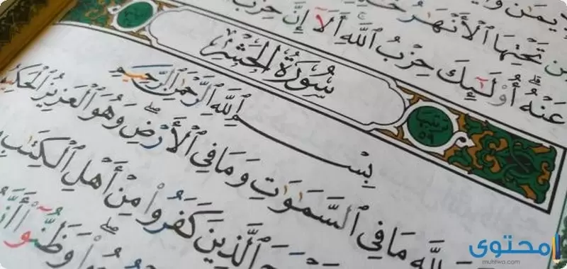 سورة الحشر سبب تسميتها