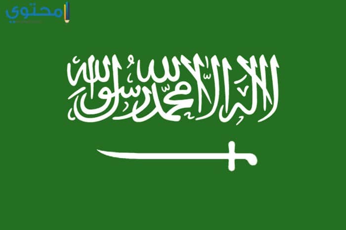 علم السعودية الجديد