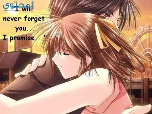 انمي رومانسي مكتوب عليها