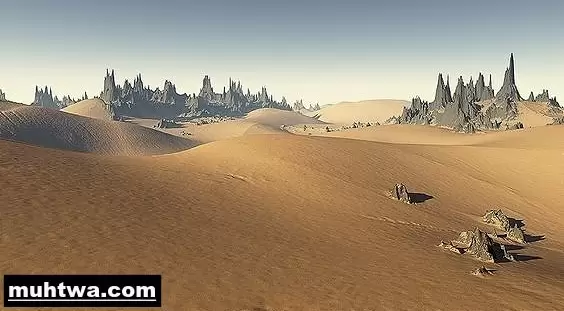 تعبير عن تعمير الصحراء