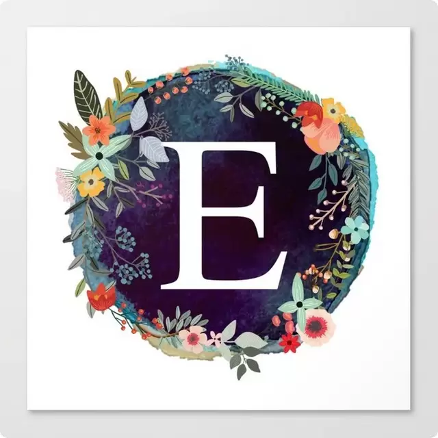 letter e