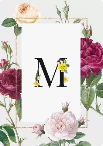 صور حرف M