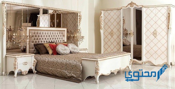350 تصميم لديكورات غرف نوم للعرسان 2024 جميلة رومانسية 1 صور غرف نوم للعرسان بتصميمات جميلة ومميزة