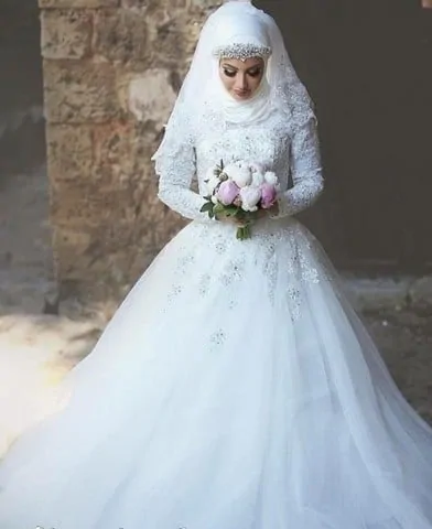 فساتين زفاف للمحجبات5