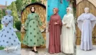 صور فساتين محجبات خريف 2024