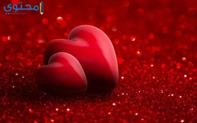 قلب أحمر رومانسي