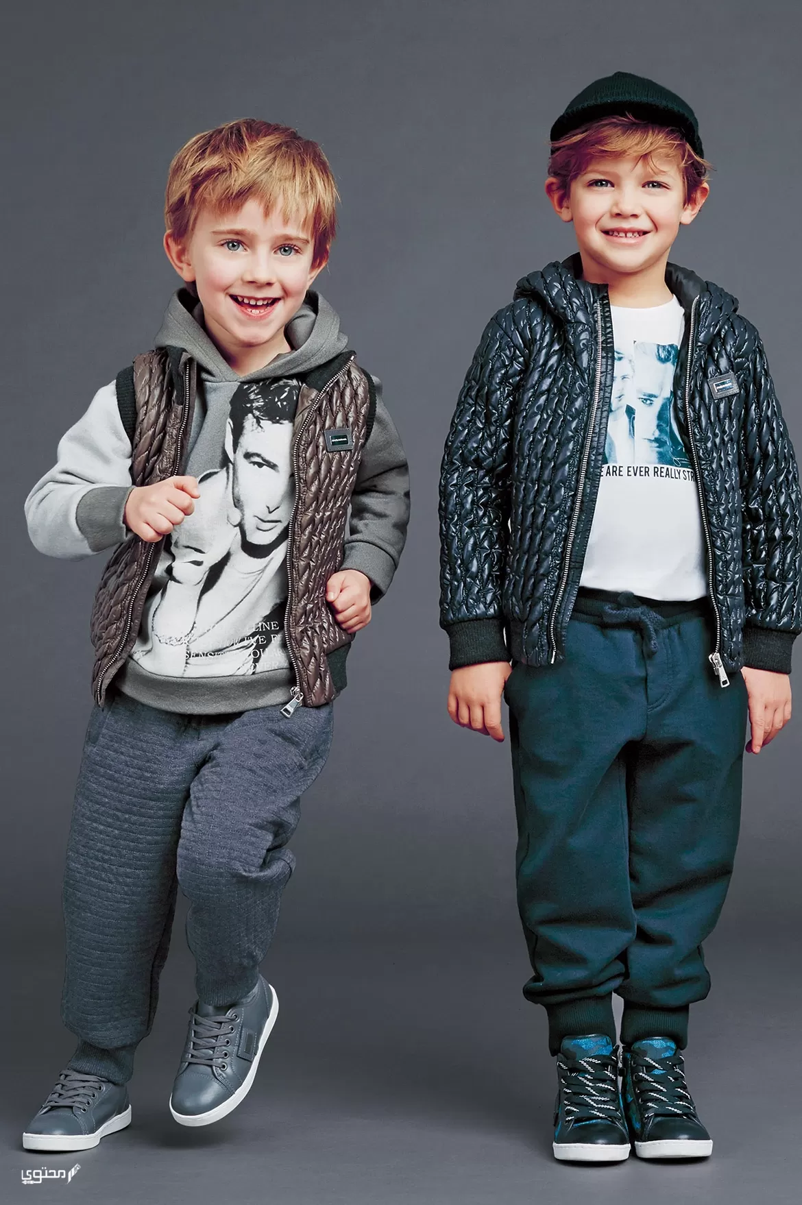صور موديلات ملابس شتوية تركية للأطفال 2024