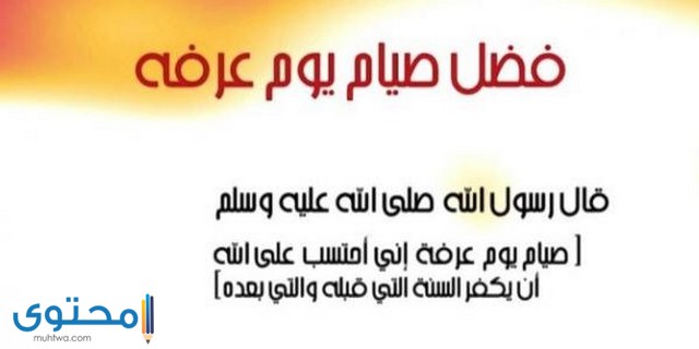ما هو فضل صيام يوم عرفة لغير الحاج ؟ 1 فضل صيام يوم عرفة