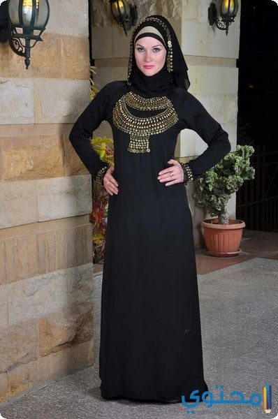 أخر صيحات الموضة للعبايات الخليجية